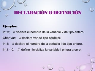 INSTRUCCIONES BÁSICAS PARA C++ | PPT