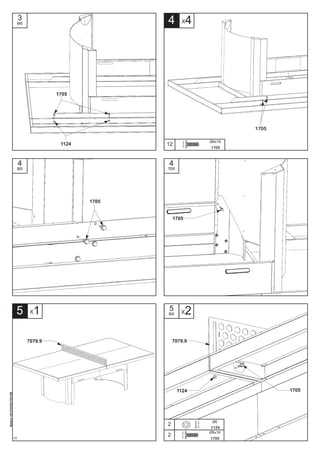 Instrucciones montaje mesa de ping pong cornilleau 510 outdoor