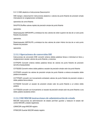 Instrucciones y registros del procesador core i5-450m | PDF