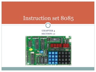 Instruction Set 8085 | PPT