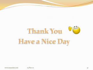 4723-Nov-10www.eazynotes.com
 