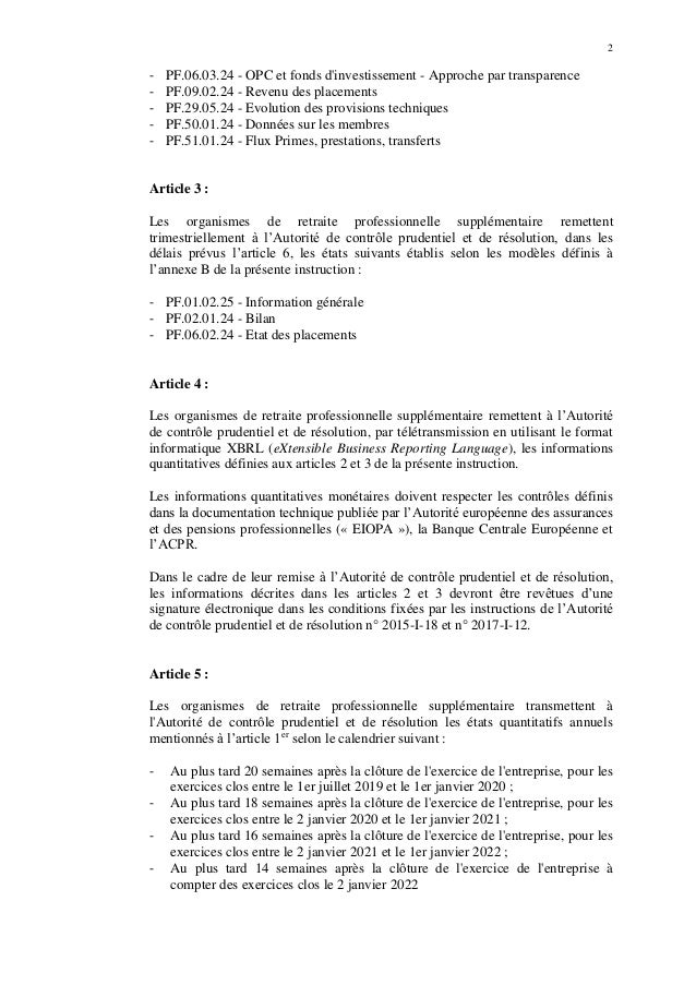 Calendrier Humanis 2023 Acpr Instruction 2020 I-05