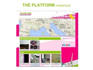 THE PLATFORM HOMEPAGE
 
