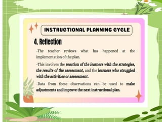 Instructional Planning Cycle- Teaching English