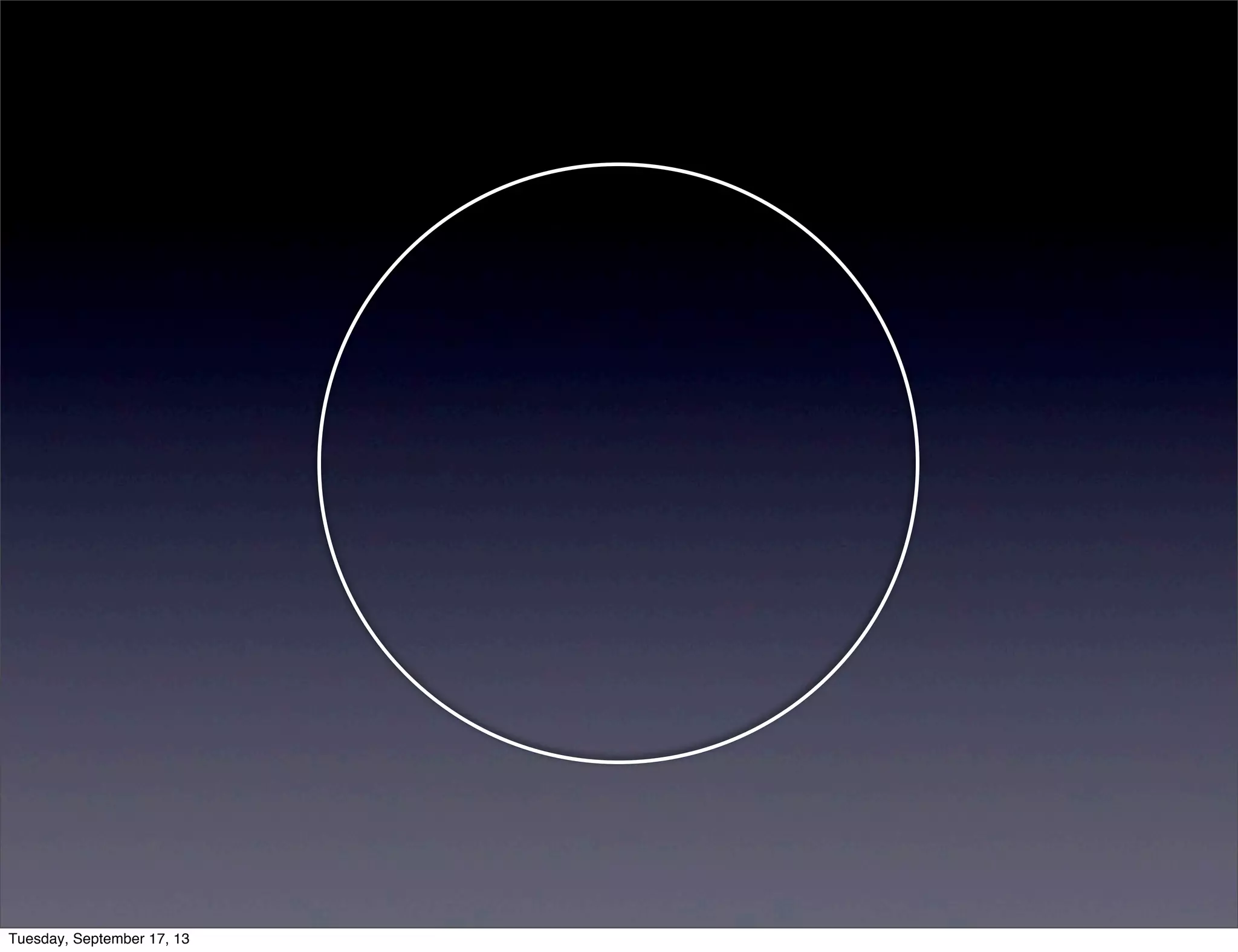 Tuesday, September 17, 13
 