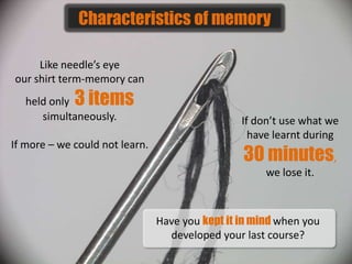 Reasons? Lack of:Good presentation 