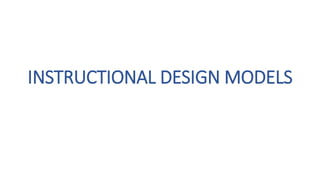 Instructional design | PPTX