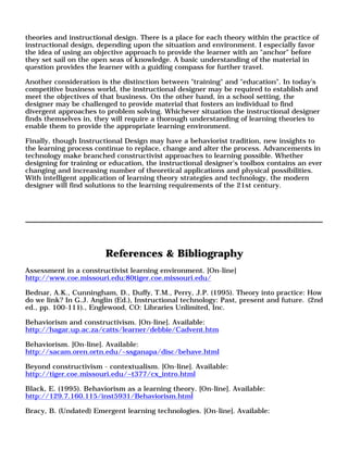 Instructional design learning theory | PDF