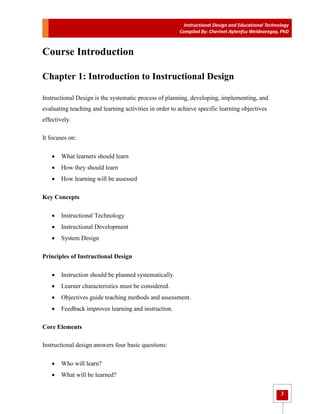 Instructional Design and Educational Technology: Student Module.pdf
