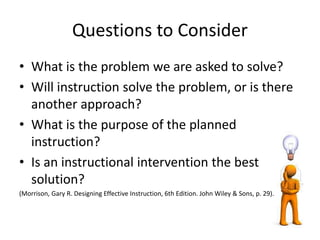 Instructional design – introduction [2018 update] | PDF