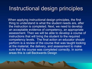 Instructional design principle | PPT