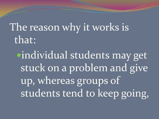 Radio, recordings, and still picturesDemonstrationsVisualized explanation of an important fact, idea, or process