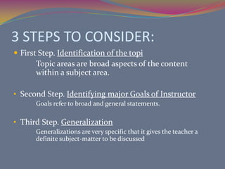 Vocabulary and structure