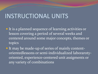 Preparing the Setting for Learning and Selecting Instructional Strategies