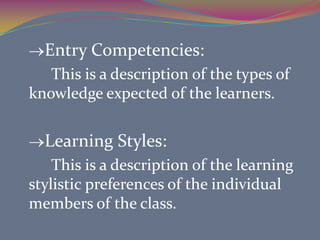 A plan used to help teachers organize instructional procedures. A model that can be used by all presentersA plan used to help teachers do an authentic assessment of student learning.