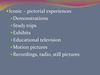 Difficulty when not enough previous experience or exposure to a concept