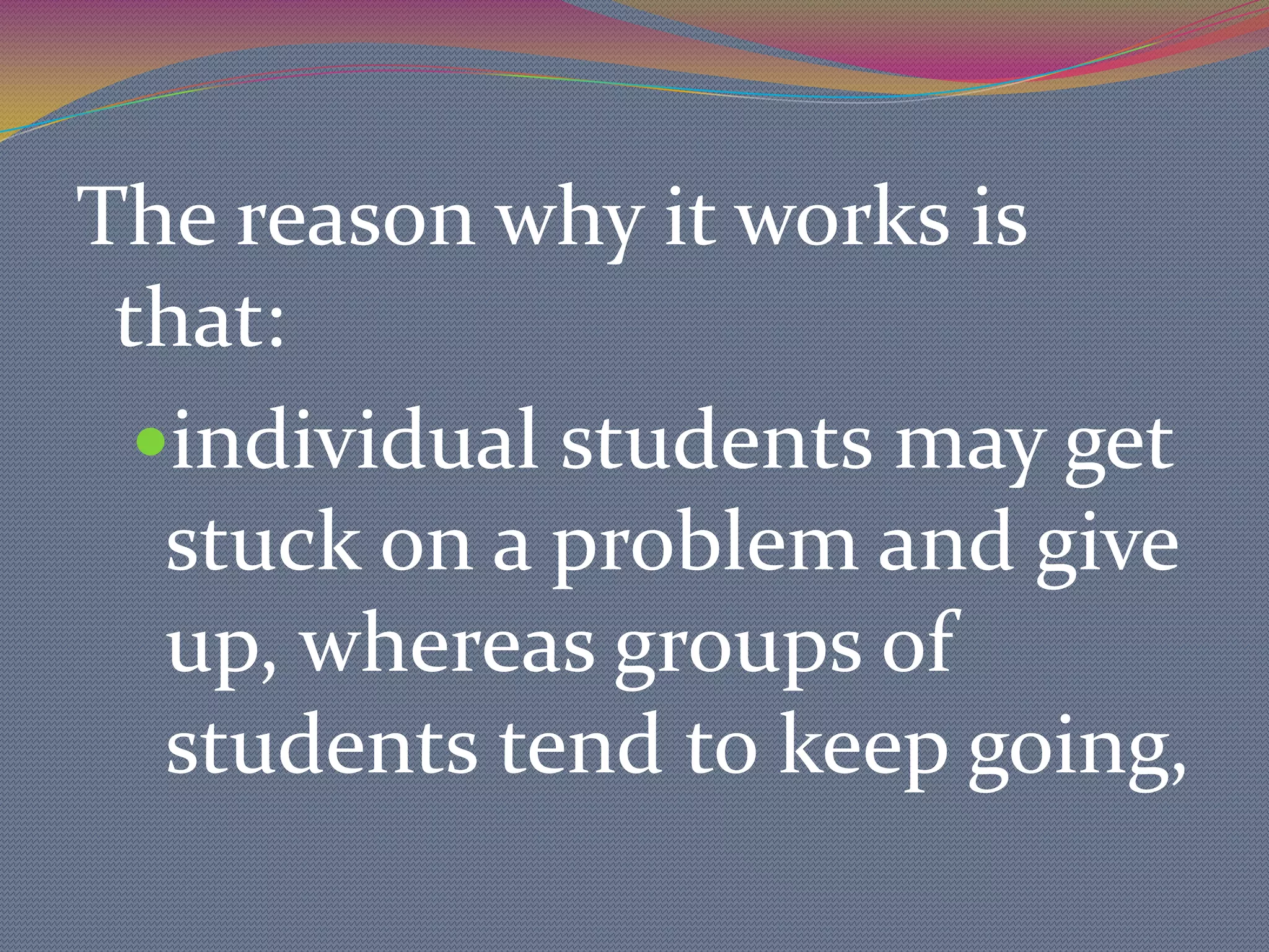 Radio, recordings, and still picturesDemonstrationsVisualized explanation of an important fact, idea, or process