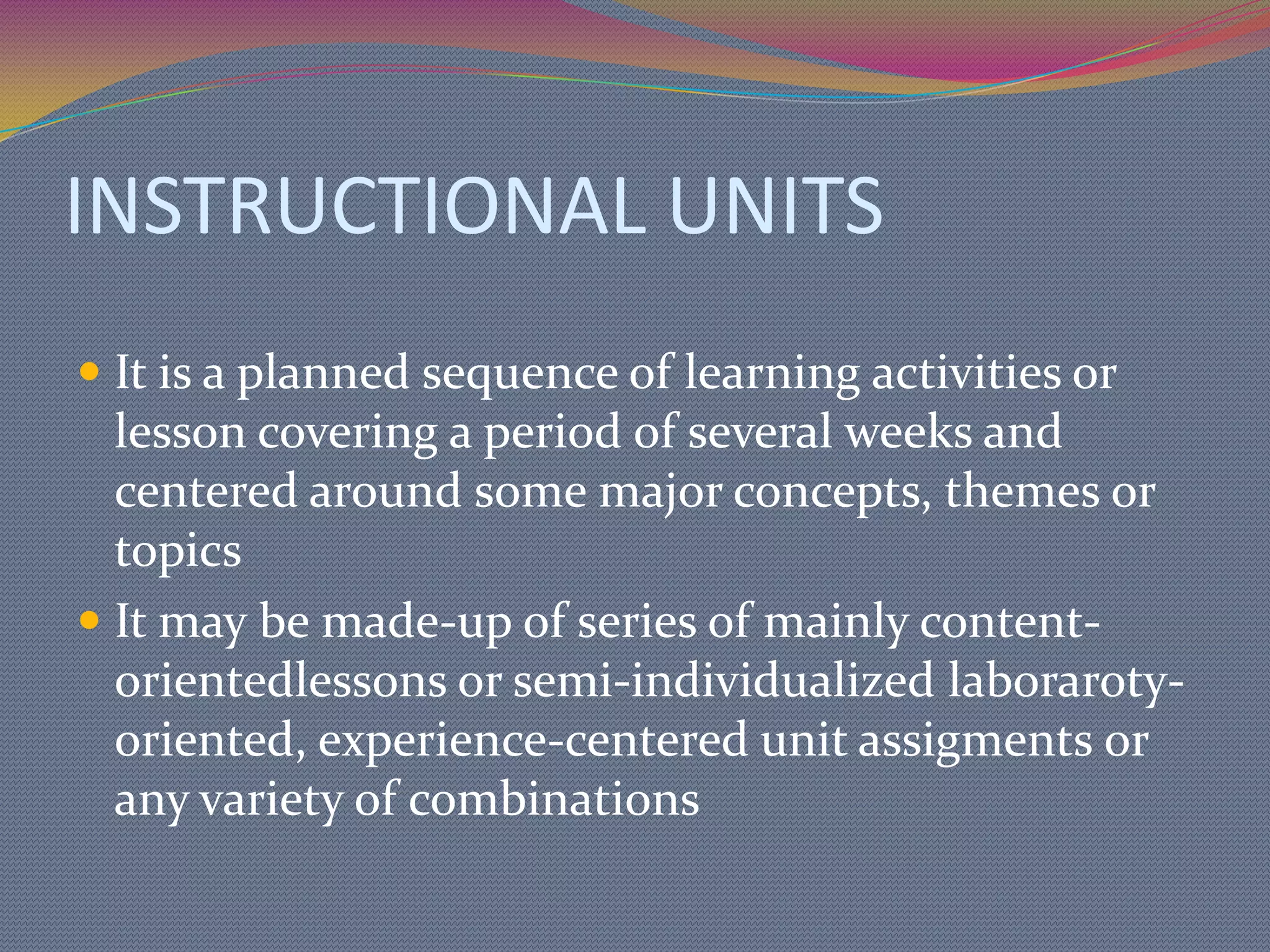 Preparing the Setting for Learning and Selecting Instructional Strategies