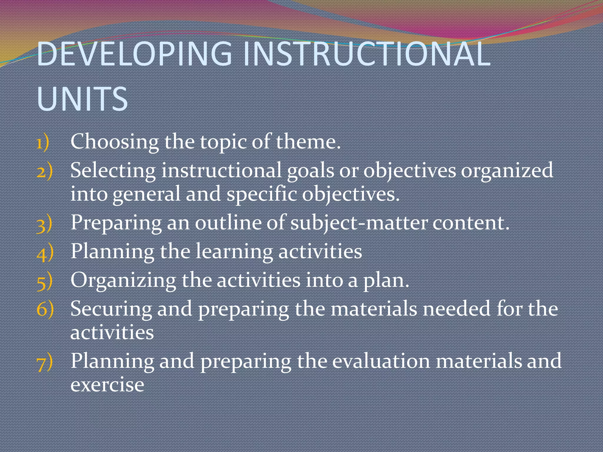 PREPARING THE SETTING FOR LEARNINGGood classroom management is a term generally used to describe the maintenance of a healthy learning environment