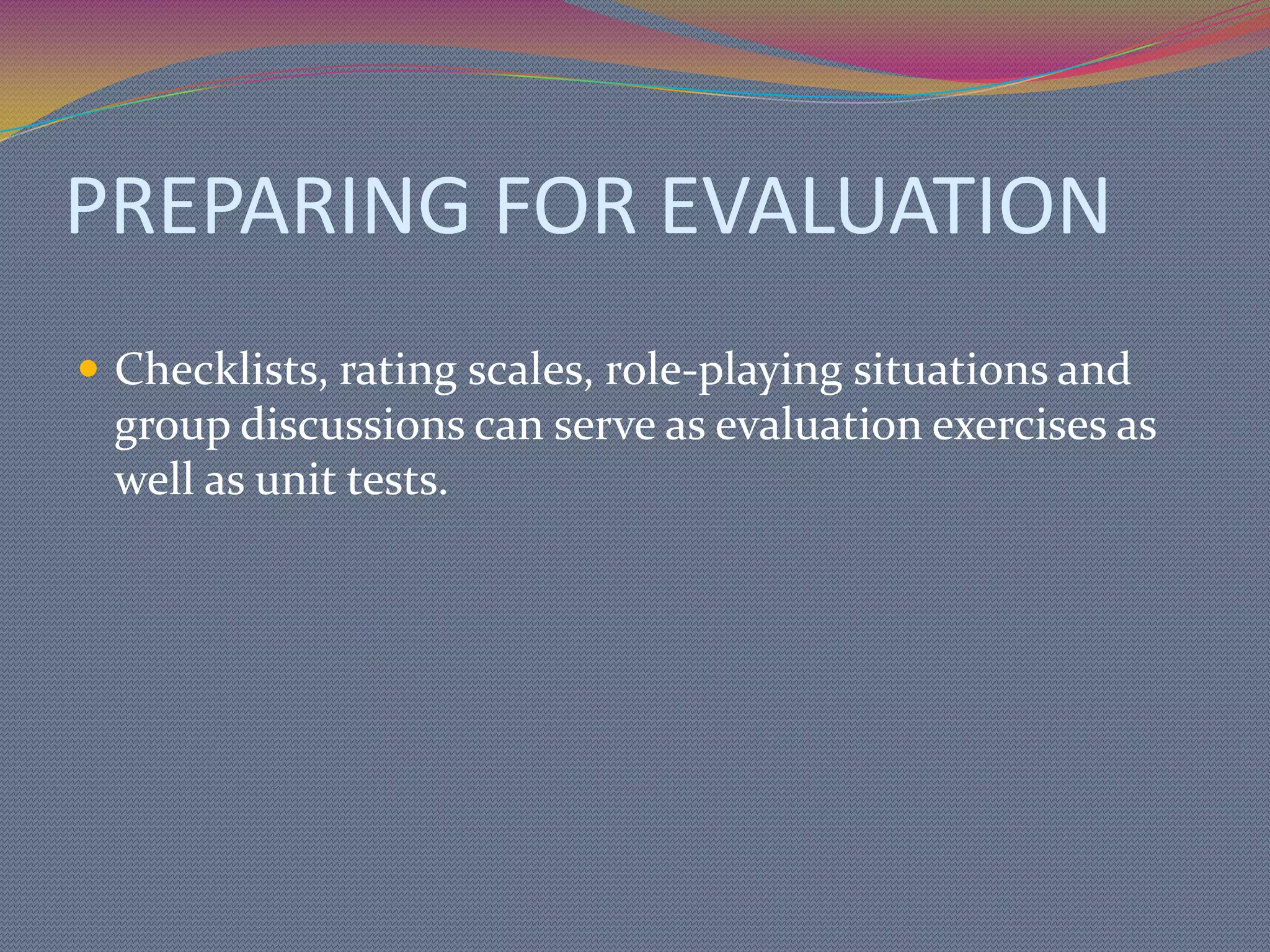 ORGANIZING ACTIVITES INTO PLANThree Phases:Initiation or Introduction Phase – sometimes called as the approach and is designed to:Stimulate interest and curiosity of the students in the unitsIntroduce what the unit is all aboutShow relationship of the present unit with the previousElicit suggestions from the learners for possible activities to undertake.