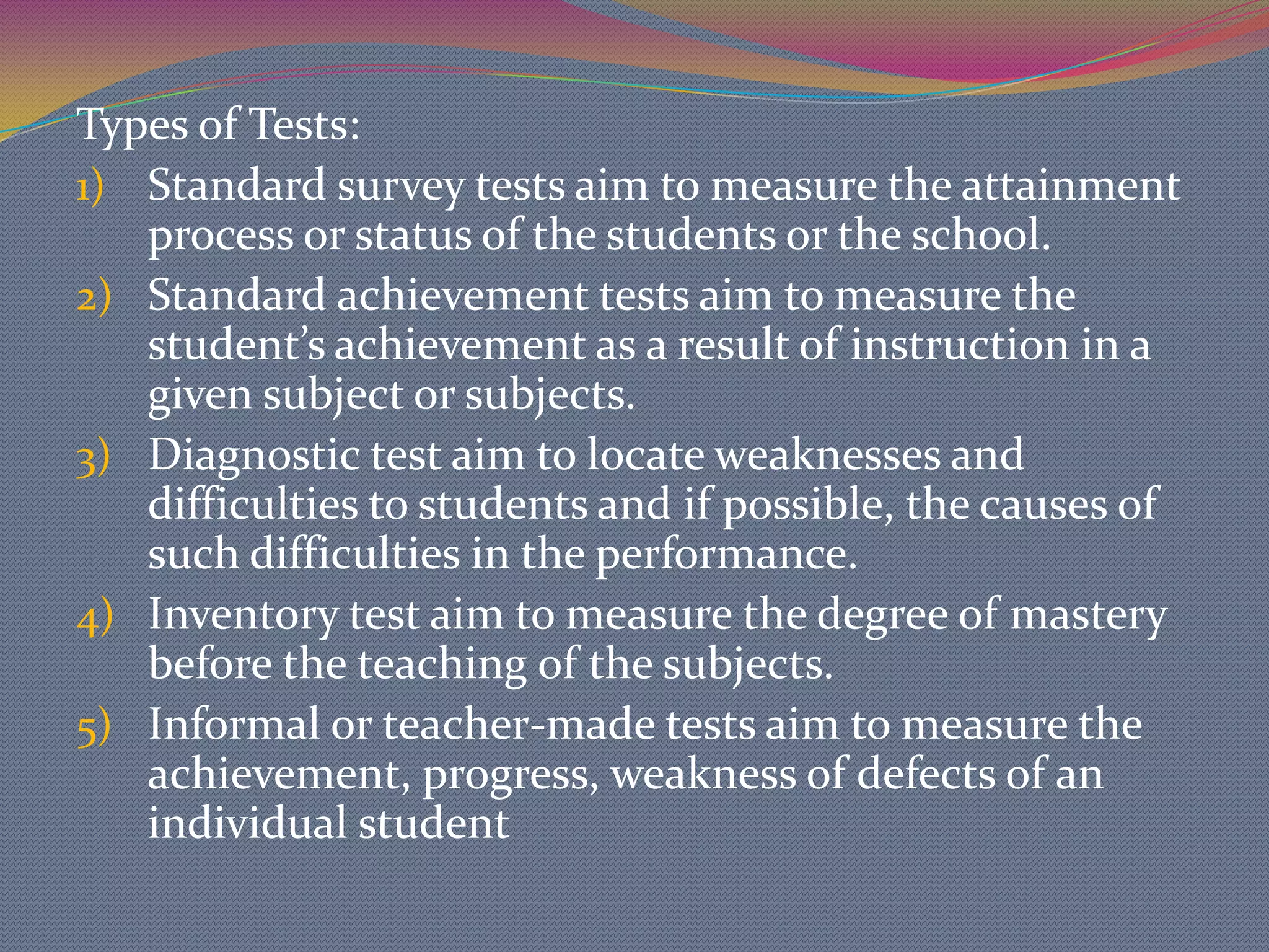 Measuring and Teaching Results