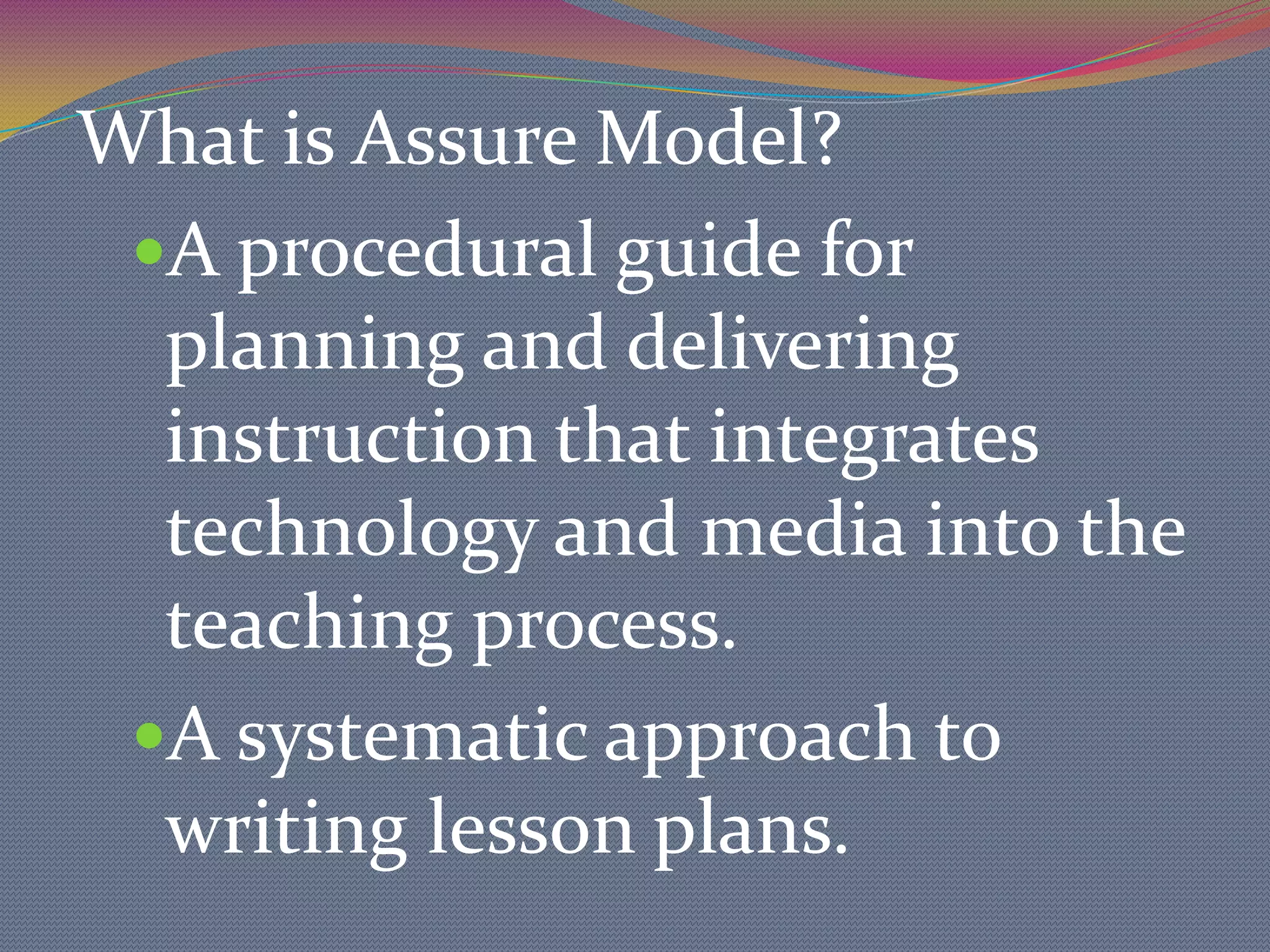 Evaluating Progress toward Learning ObjectivesEvaluation is systematic determination of merit, worth, and significance of something or someone using criteria against a set of standards. Here the objectives is being evaluated. Evaluation could come in many forms example of which is the paper-pencil test.