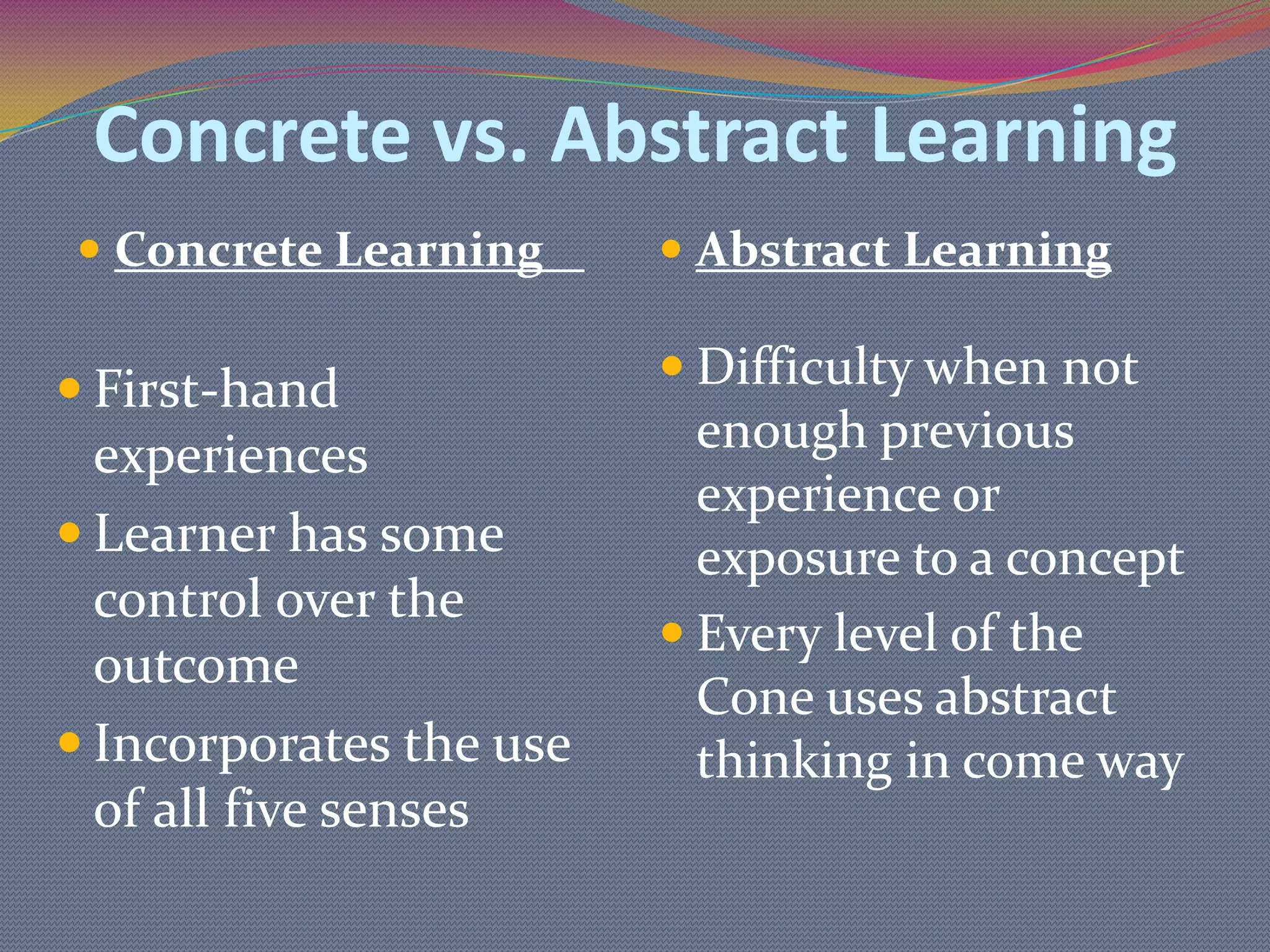 The teacher therefore should know if instructional methods and materials match learner’s background. 