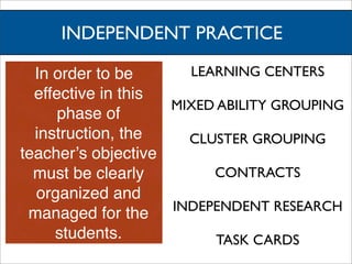 Instructional Framework | PDF