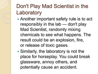 Instructional guide for laboratory | PPTX