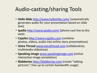 free presentation tools video and annotating