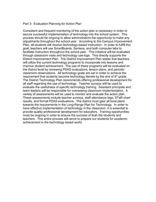 Instructional Leadership Week 4 Action Plan | DOC
