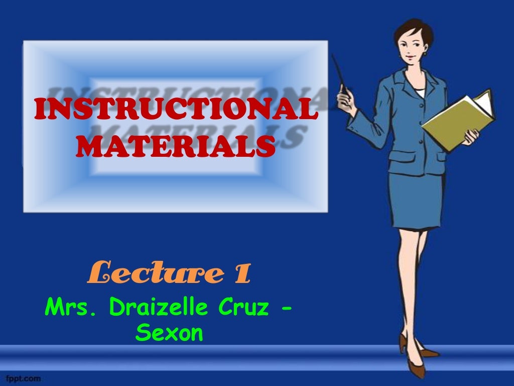 Instructional Materials In Teaching Definition Gambar vrogue.co