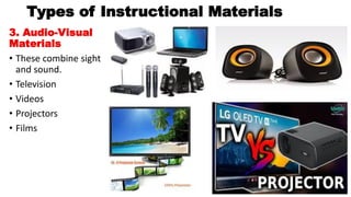 INSTRUCTIONAL MATERIALS for effective instruction | PDF