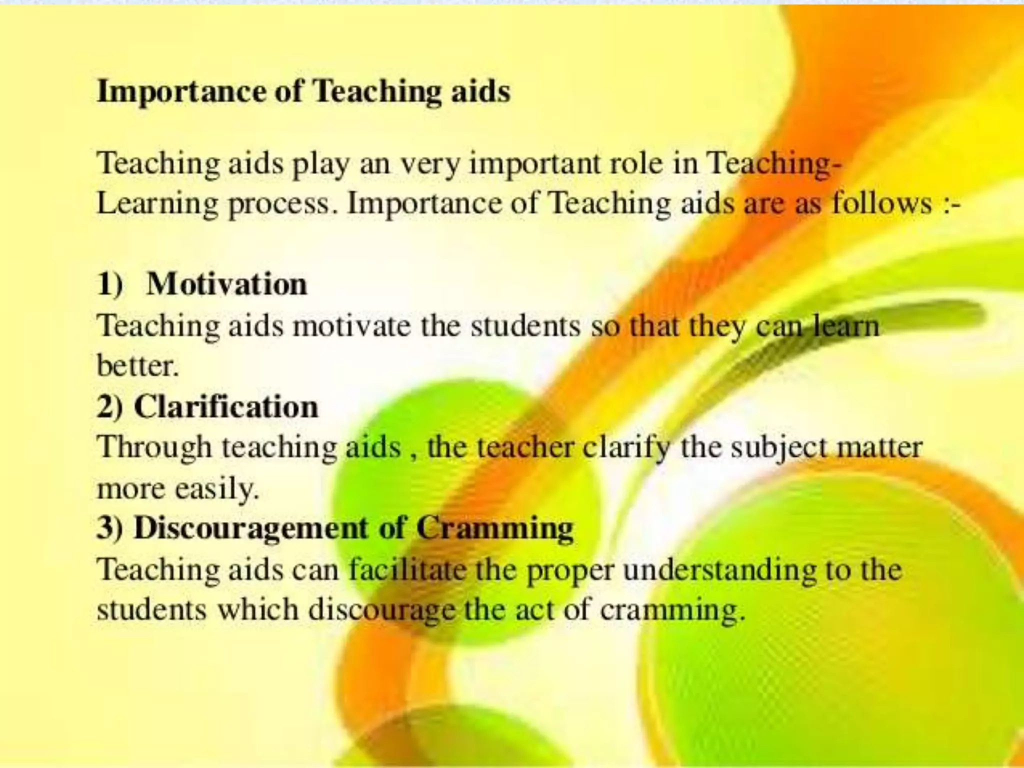 AV Aids -Introduction