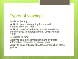 Interpreting Visuals Examples MACRO SKILLS-Instructional media (for activity 14) | PPTX
