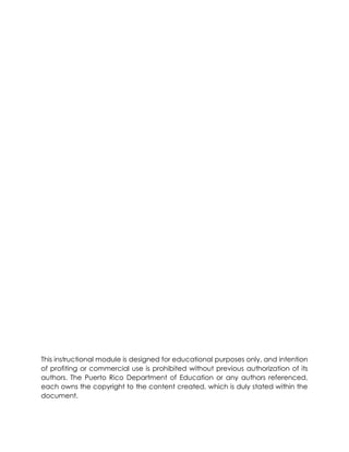 Module 6th grade | PDF