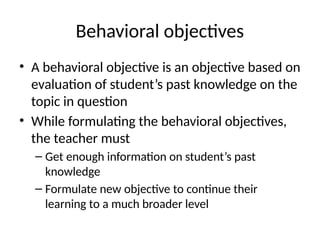 Instructional objectives.pptx for English | PPTX