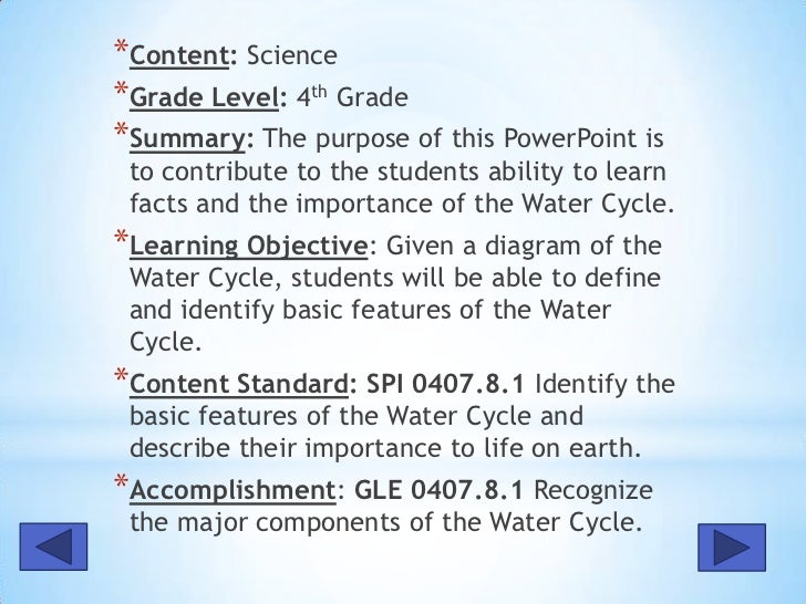 Instructional power point