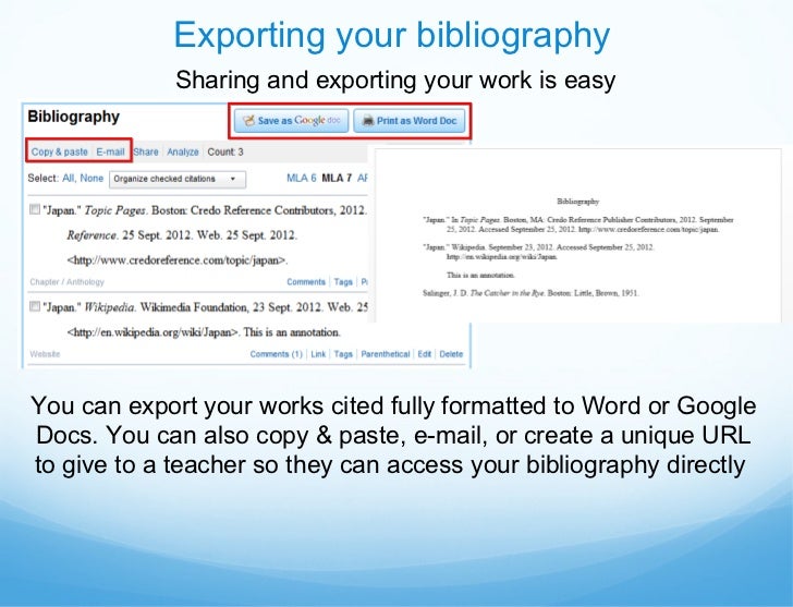 easybib instructional presentation