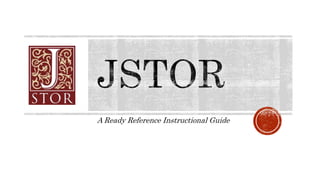A Ready Reference Instructional Guide
 