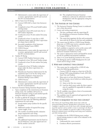 Instructional rating course uspa | PDF