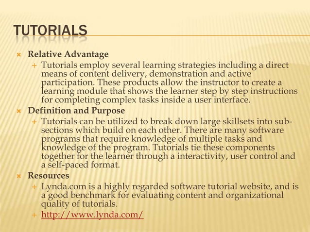 Instructional software | PPTX