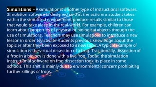Instructional Softwares Instructional Softwares | PPTX