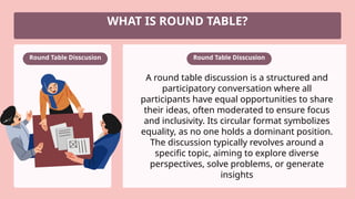 INSTRUCTIONAL STRATEGIES, ROUND TABLE DISCUSSION.pptx