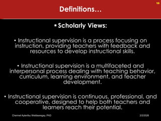 Instructional Supervision for Quality Teaching and Learning | PDF