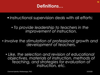 Instructional Supervision for Quality Teaching and Learning | PDF