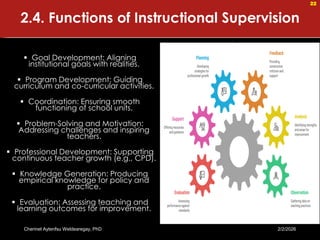 Instructional Supervision for Quality Teaching and Learning | PDF
