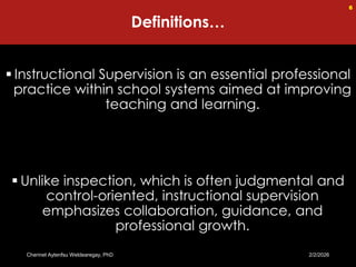 Instructional Supervision for Quality Teaching and Learning | PDF