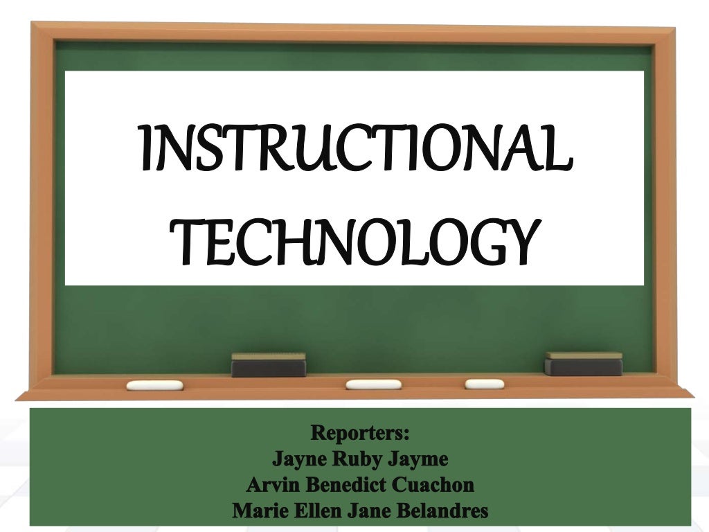 instructional technology assignment