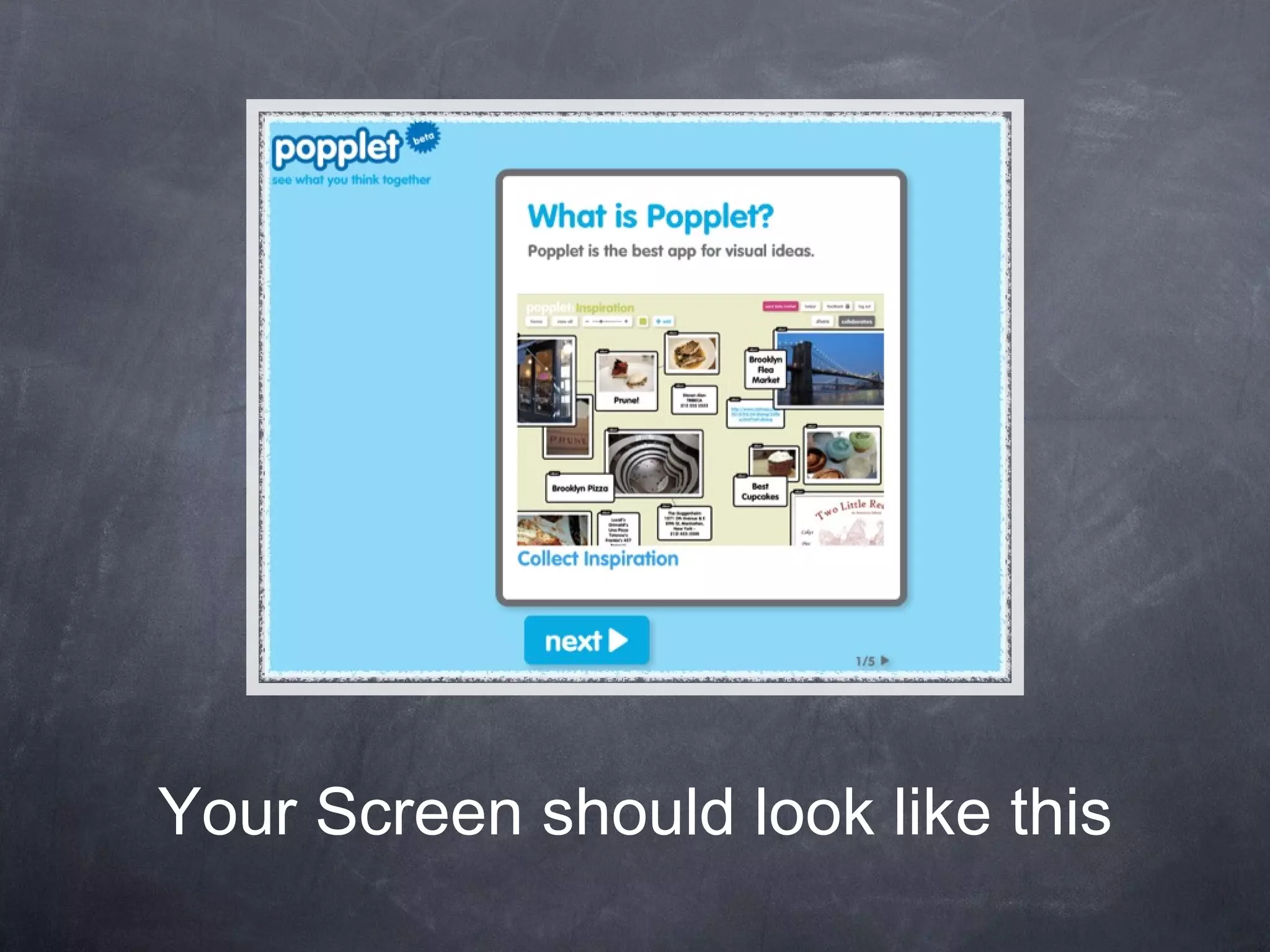 Your Screen should look like this 